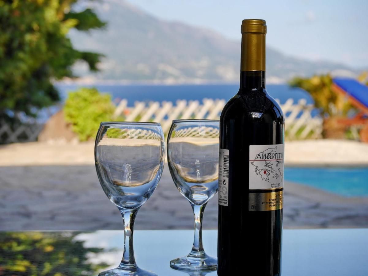 Villa Afroditi, Spartia, Kefalonia Livathos  Esterno foto